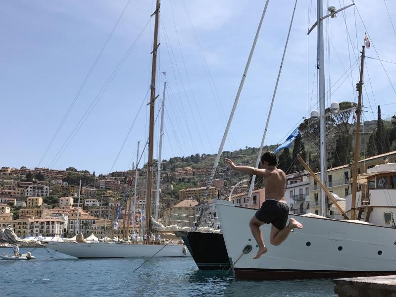 Der Porto Santo Stefano liegt auf der Halbinsel Monte Argentario. 