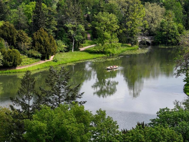 Der Wörlitzer Park gehört zum Unesco-Welterbe Dessau-Wörlitzer Gartenreich und ist einer der Anziehungspunkte für Touristen entlang der Elbe.