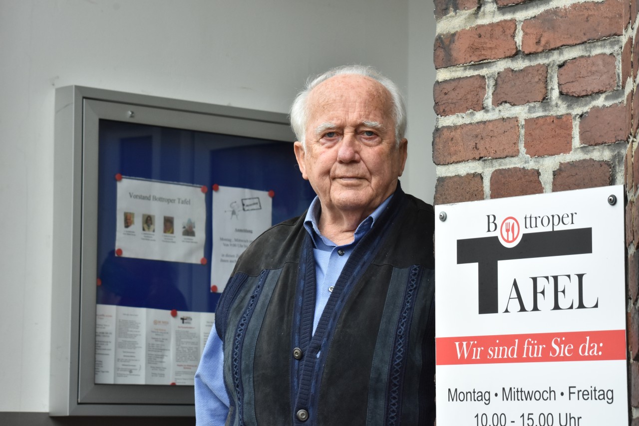 Dieter Kruse ist Gründungsmitglied der Tafel in Bottrop.