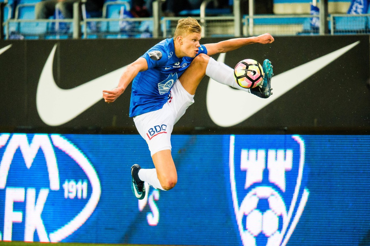 2017 spielte Erling Haaland noch für seinen Jugendklub Molde FK.