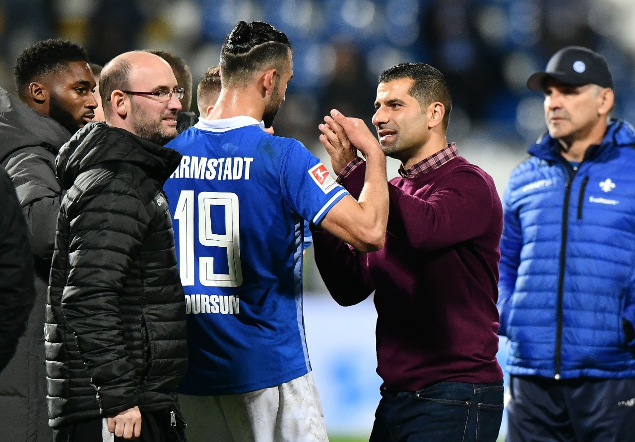 Schalke-Coach Grammozis und Serdar Dursun kennen sich aus gemeinsamen Zeiten bei Darmstadt.