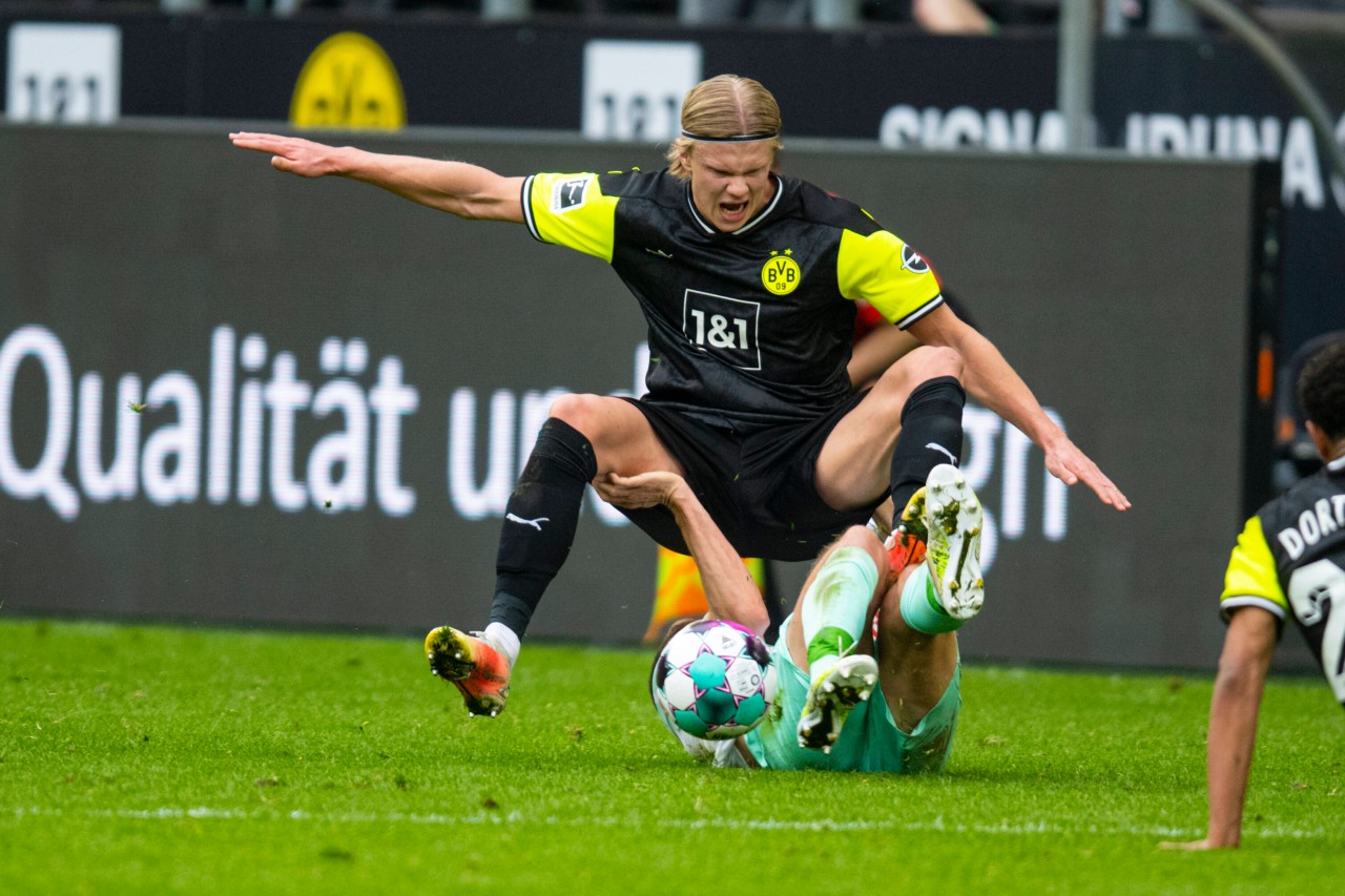 Erling Haaland im neuen Trikot des BVB.