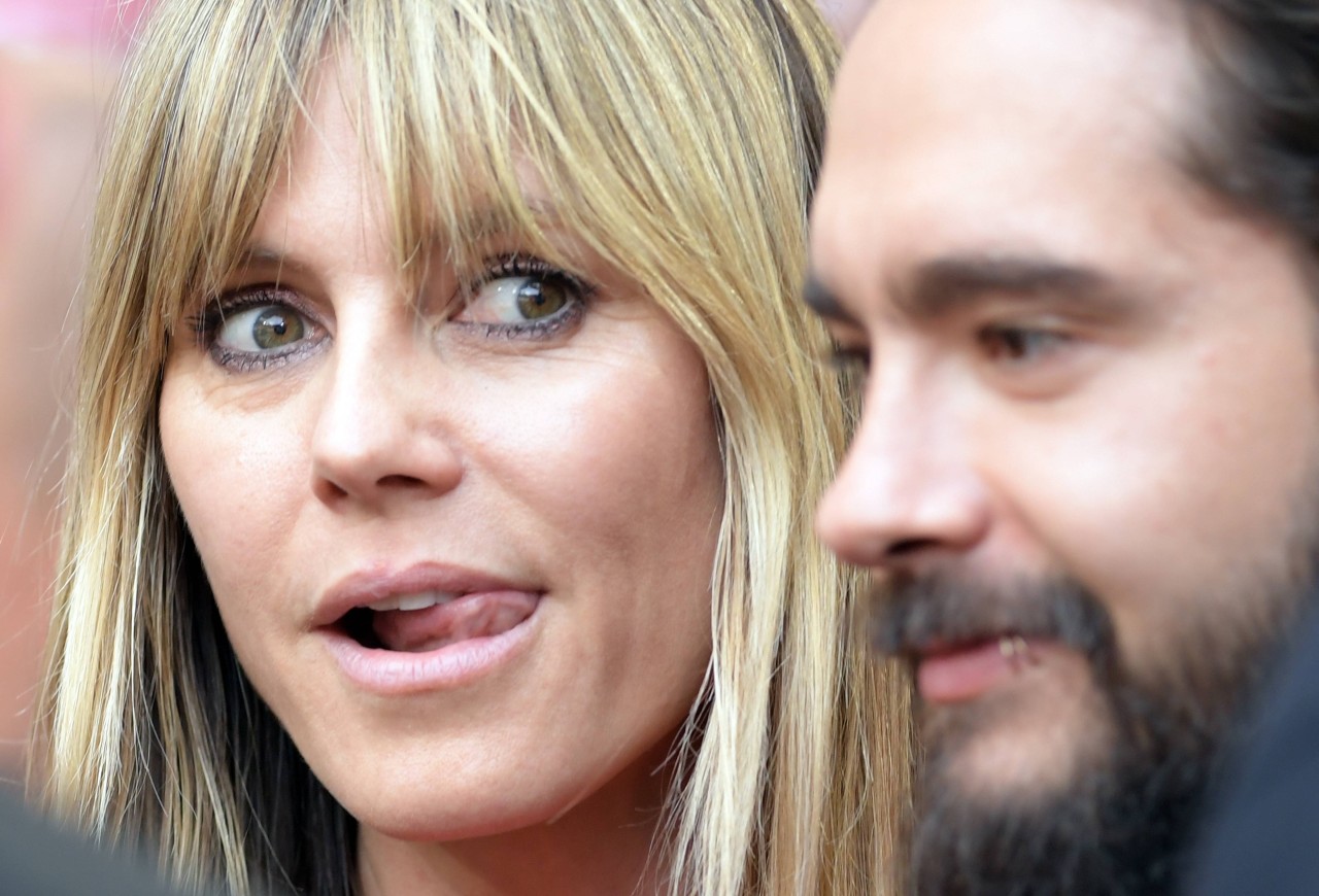 Heidi Klum muss sich ihren Liebsten Tom Kaulitz am Wochenende teilen. (Archivbild)