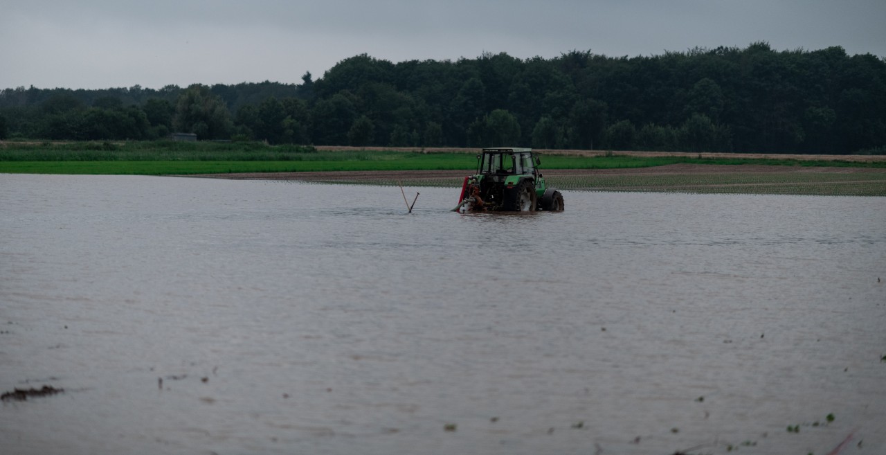 In Heimerzheim in NRW hat das Hochwasser einiges zerstört. (Archivbild)