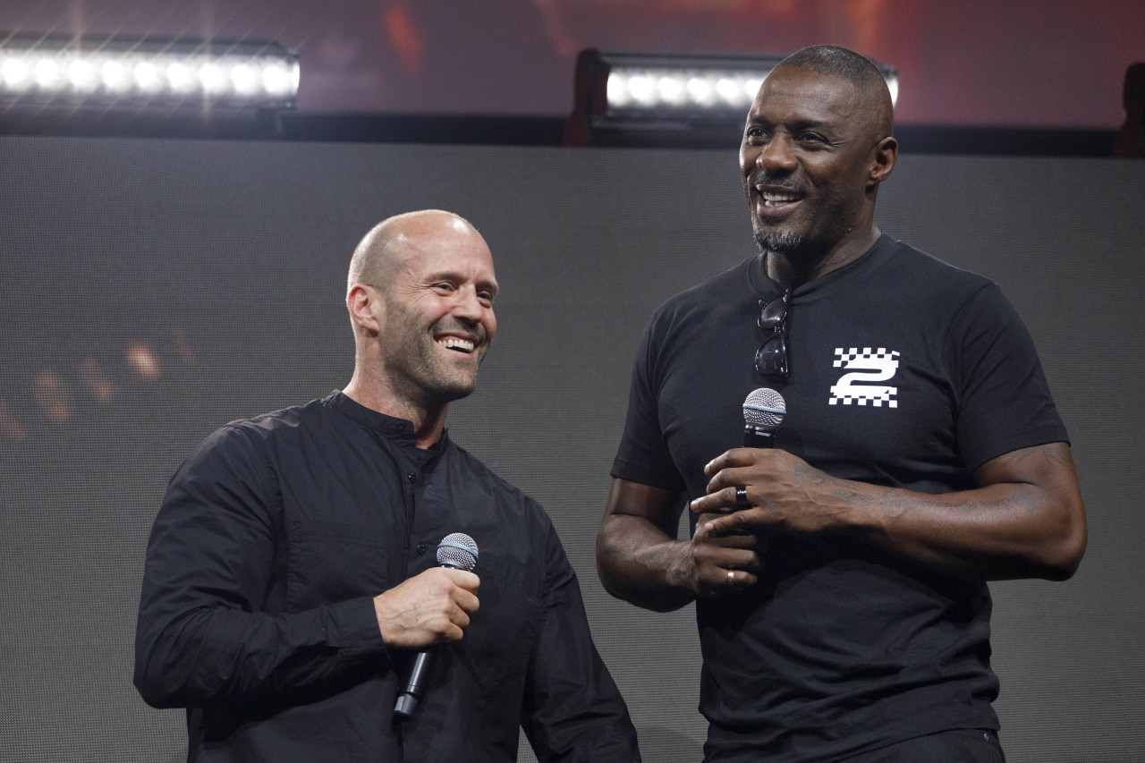 Jason Statham und Idris Elba arbeiten in „Fast & Furious: Hobbs & Shaw“ gegeneinander.