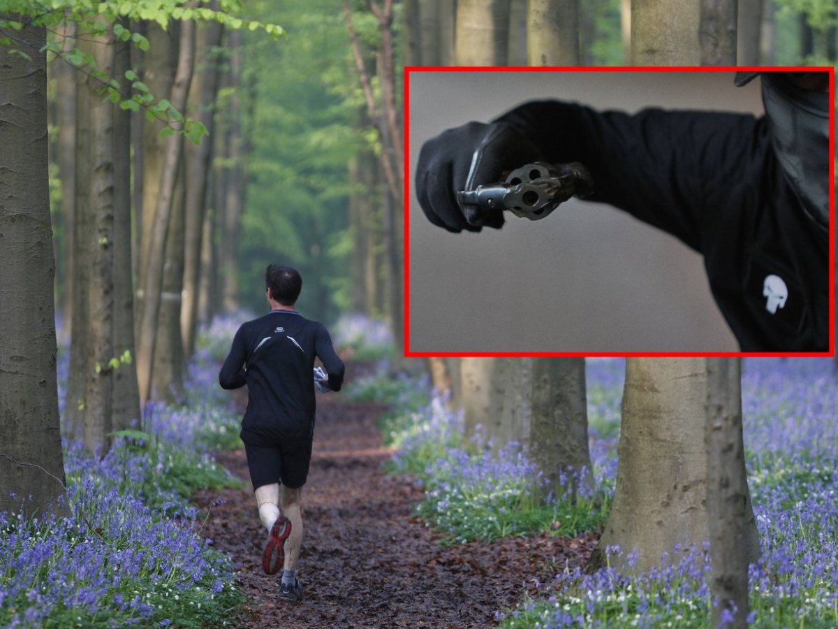 Jogger Waldweg Schusswaffe.jpg