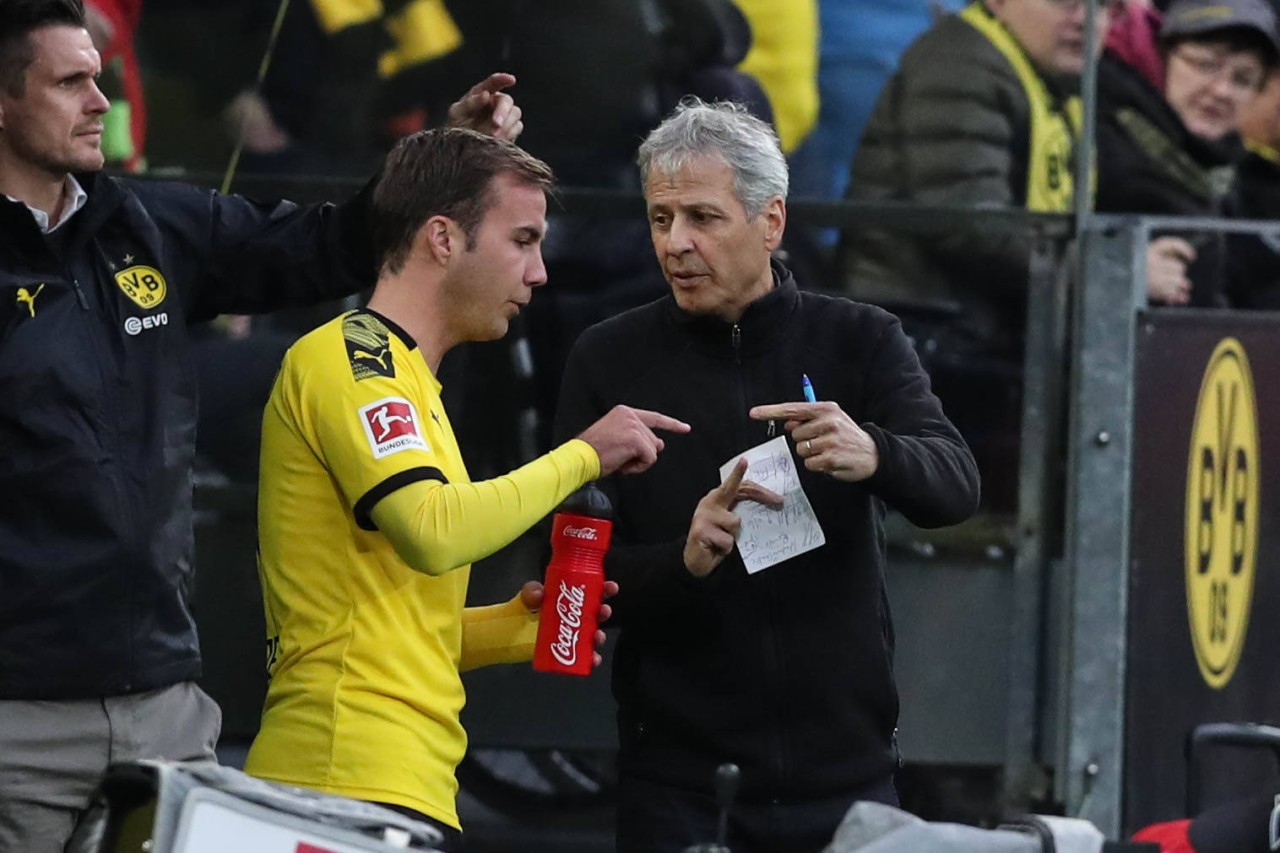 Mario Götze und Lucien Favre hatten offenbar nicht das beste Verhältnis.