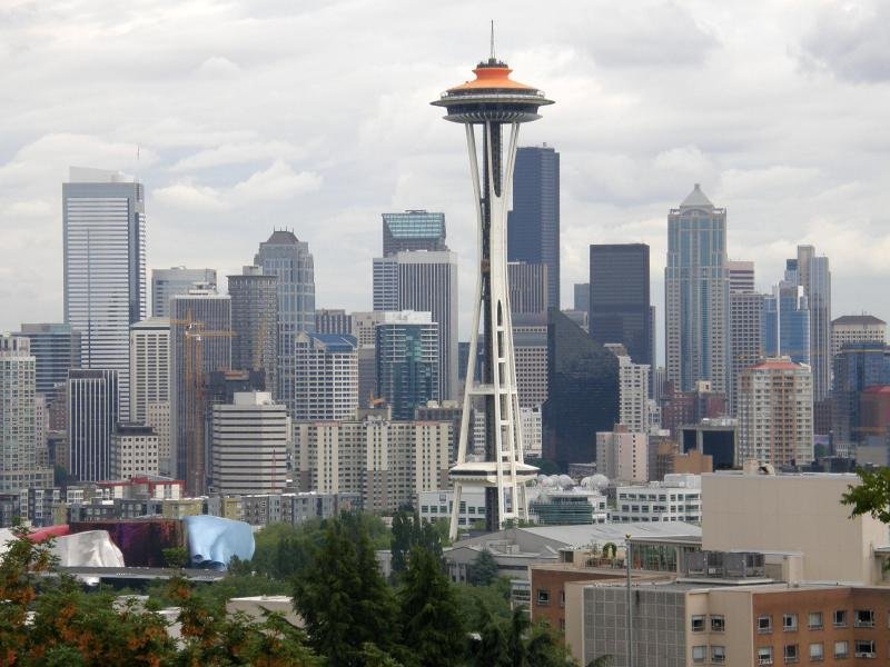 Markantes Wahrzeichen: Die Space Needle steht im Zentrum von Seattle und wird bis Sommer 2018 umfassend renoviert.