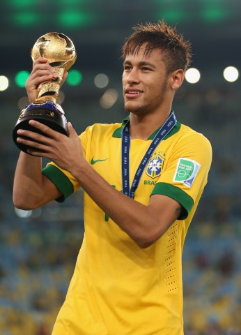 Brasiliens Superstar Neymar traf im Finale gegen Spanien zum 2:0.