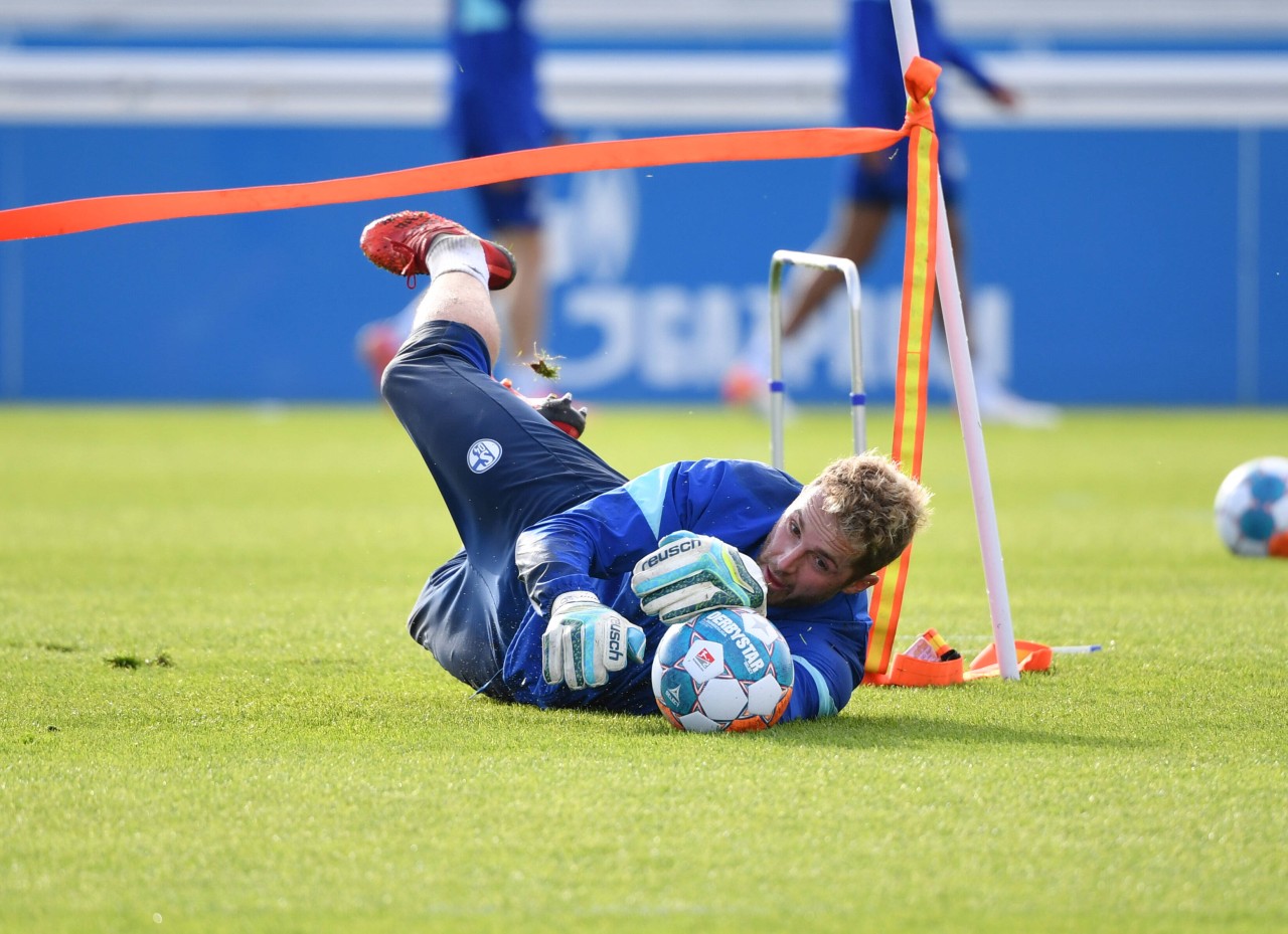 Ralf Fährmann in Training der Knappen.