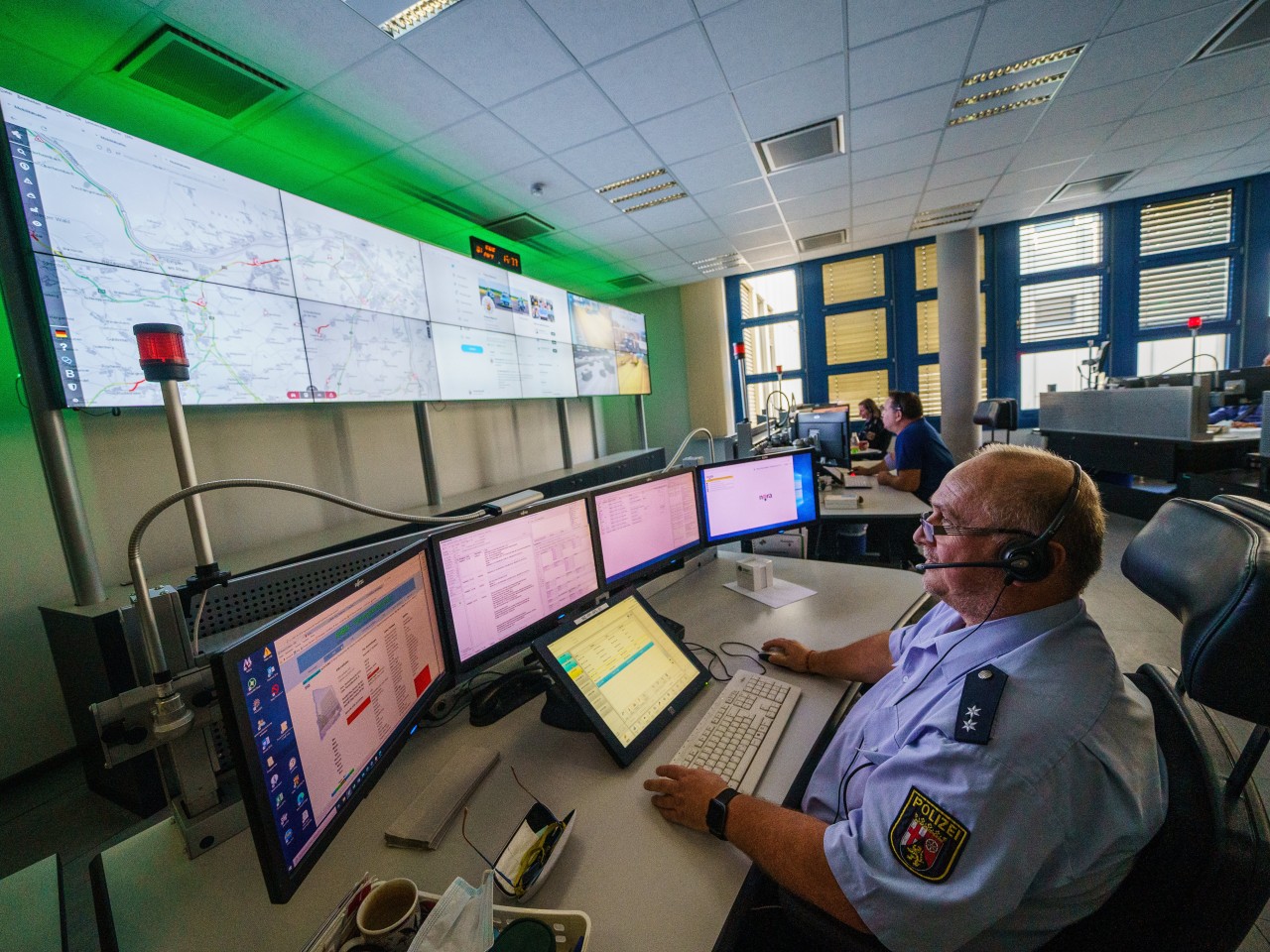 Die Polizei im Ruhrgebiet beteiligte sich am Freitag am Twitter-Marathon. (Symbolbild)