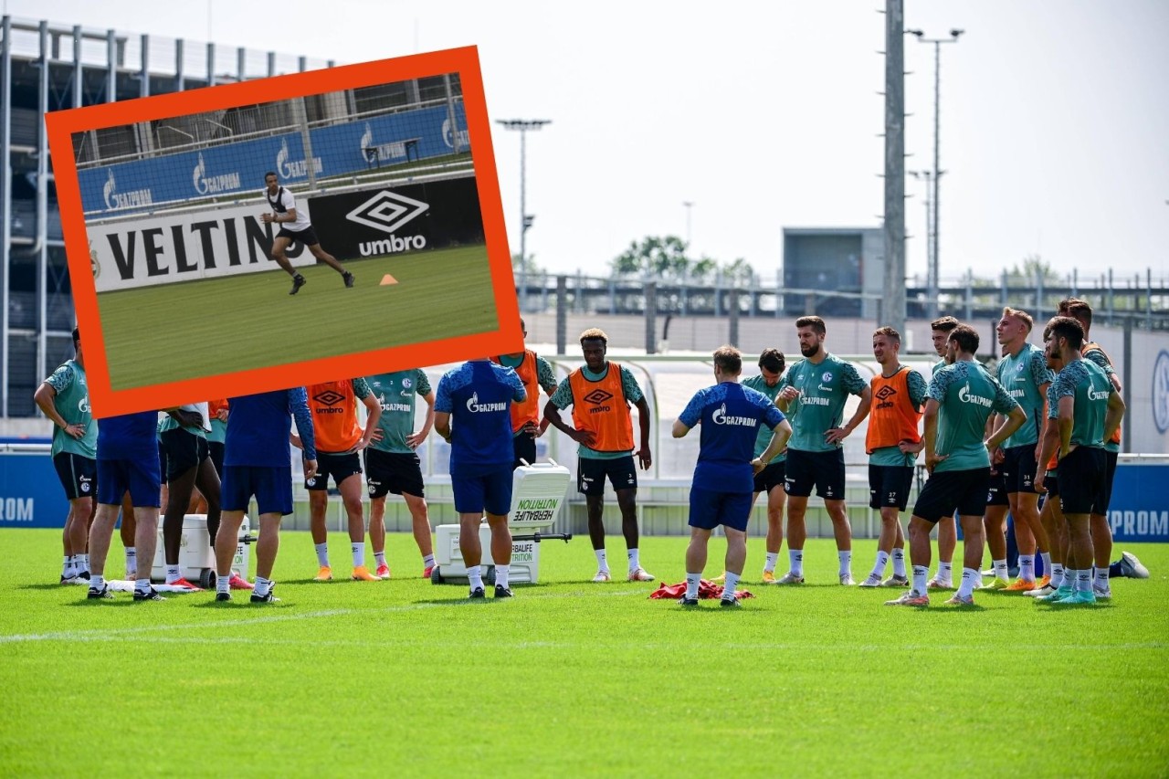 Beim FC Schalke 04 staunten die Fans, als sie Joel Matip auf dem Trainingsplatz entdeckten.