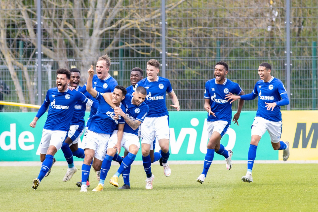 Nach dem späten Ausgleich kannte der Schalker Jubel keine Grenzen.