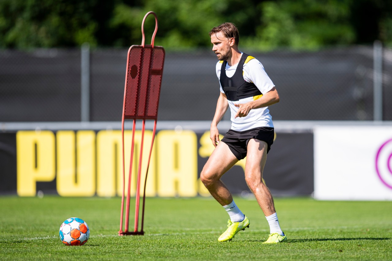 Schmelzer absolvierte am Freitag Teile des Mannschaftstrainings.