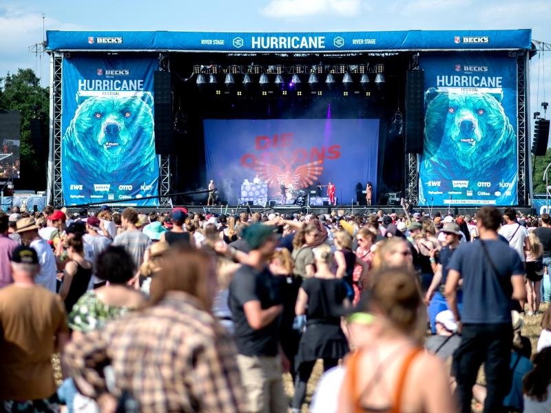 Sieben große Open-Air-Festivals in Deutschland und der Schweiz fallen auch in diesem Jahr aus. Dazu zählt auch das Hurricane Festival in Scheeßel.