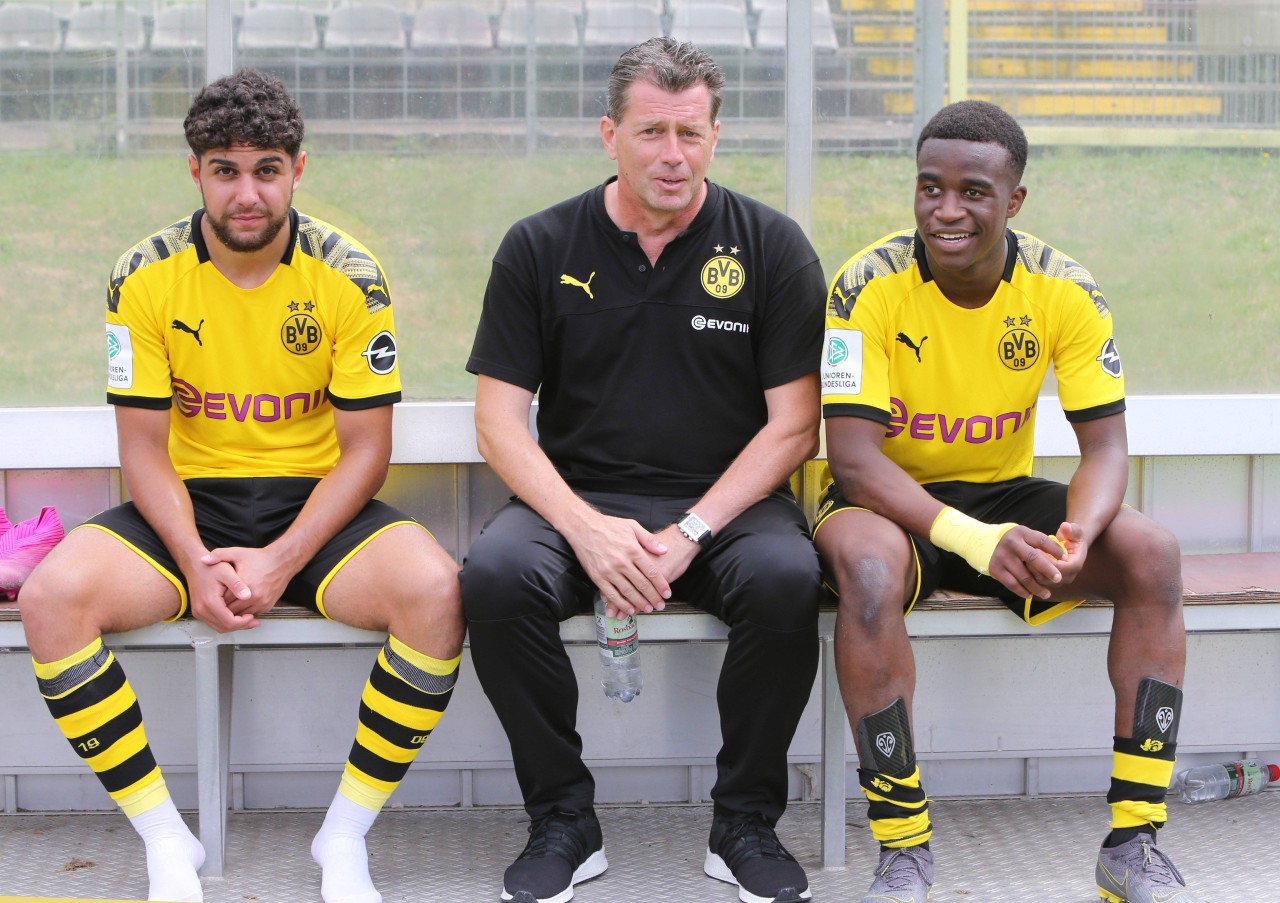 In der U19 des BVB trainierte Michael Skibbe Sturm-Juwel Youssoufa Moukoko.