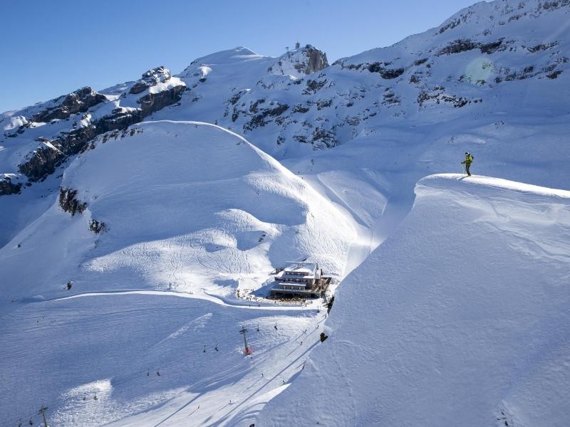 Tiefschneefreuden: Auch Freerider kommen in Engelberg auf ihre Kosten.