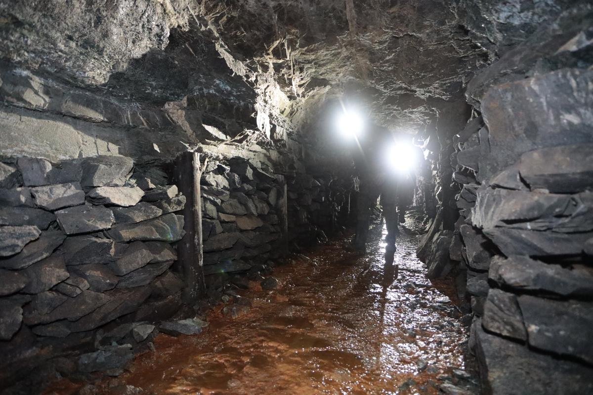 Wassereinbruch im Besucherbergwerk Wettelrode Bergbautouren