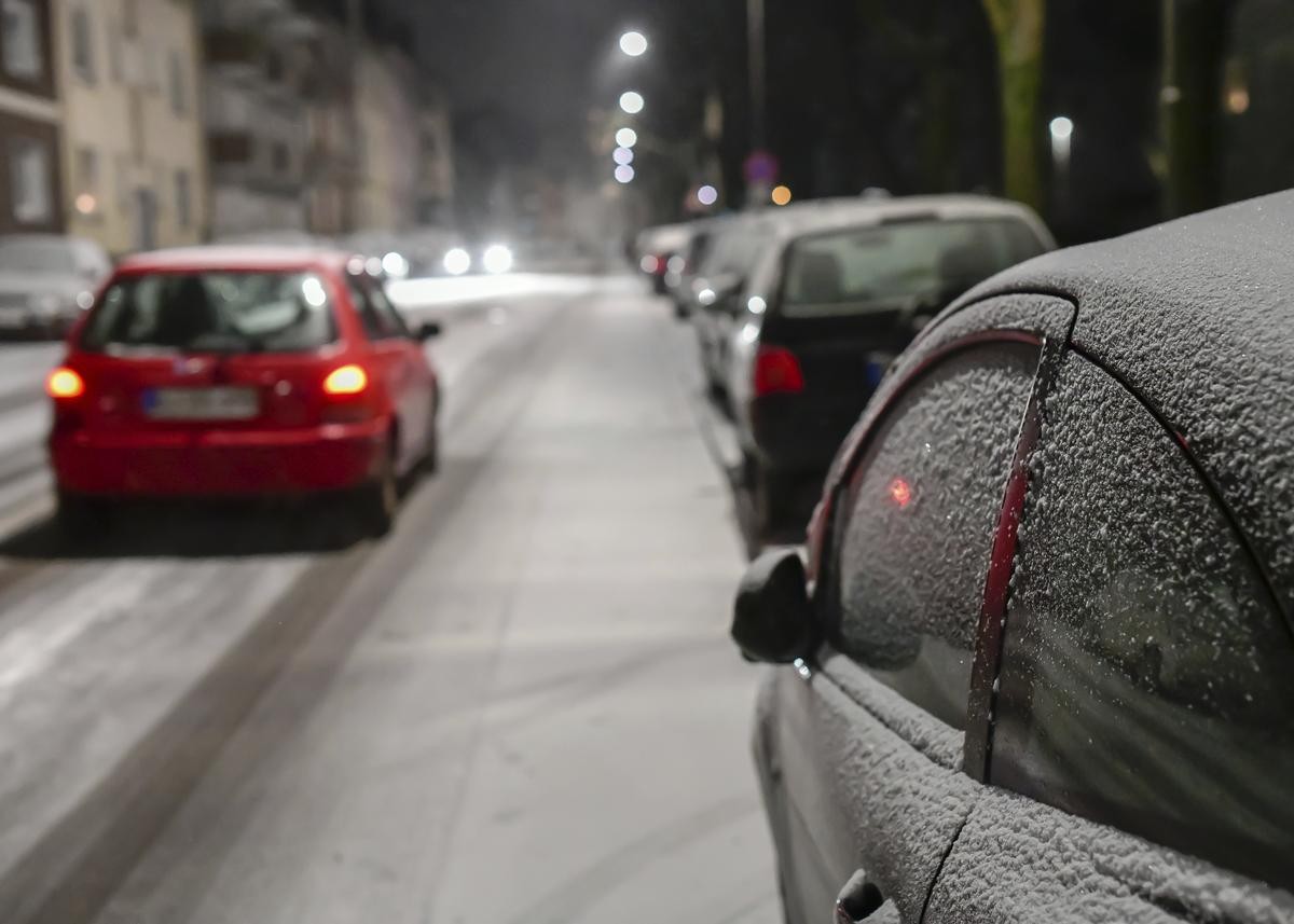 In der Nacht zu Mittwoch brach der Winter über Bochum herein. 