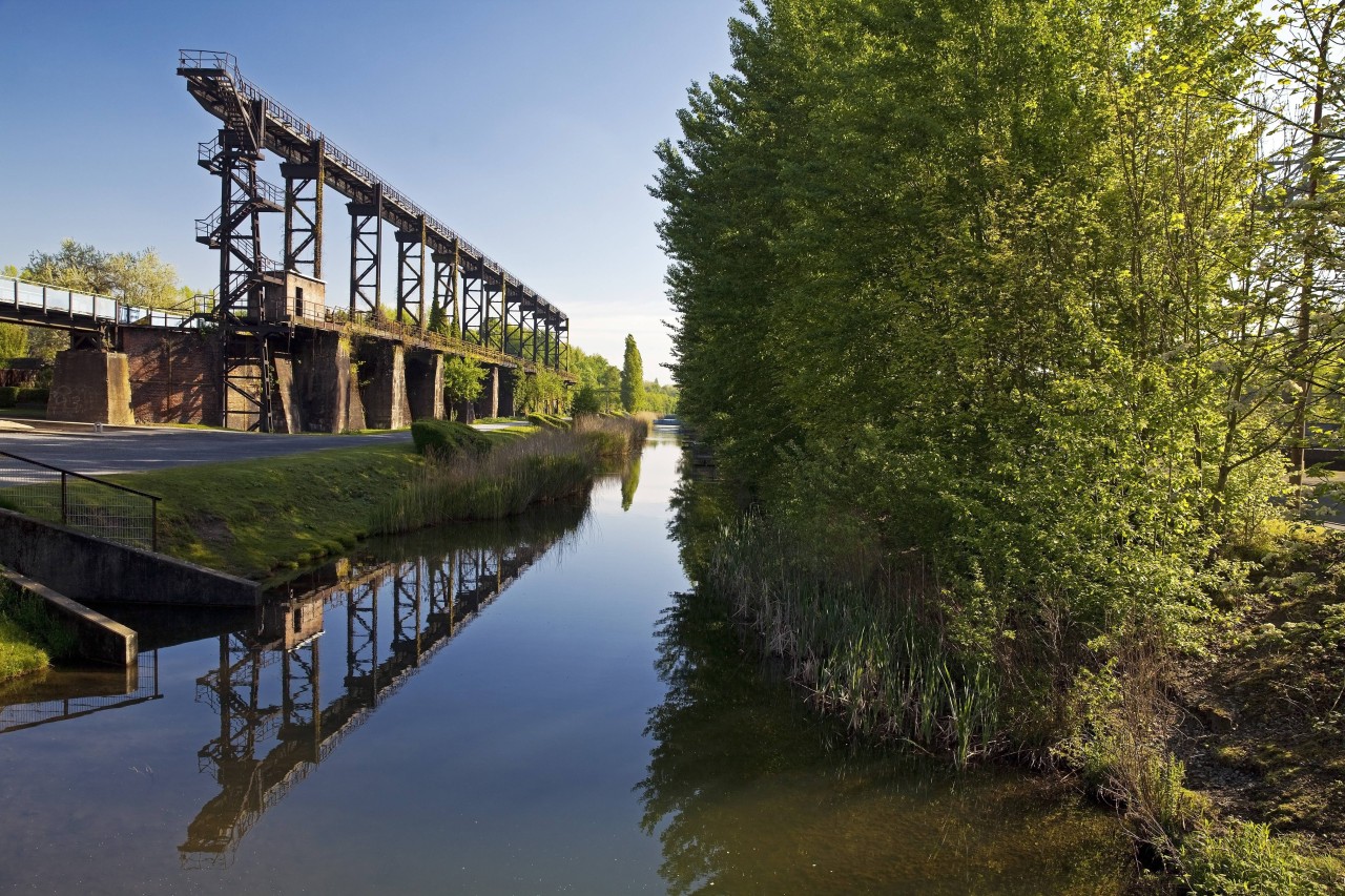 Der Duisburger Landschaftspark Nord wird bei dem schönen Wetter wieder zu einem beliebten Ausflugsziel.