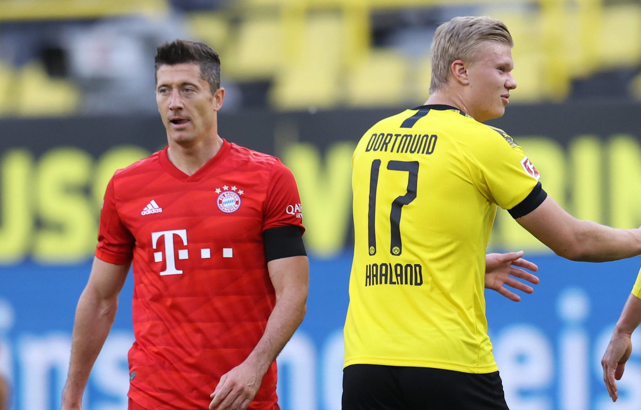 Werden keine Teamkollegen: Erling Haaland und Robert Lewandowski.