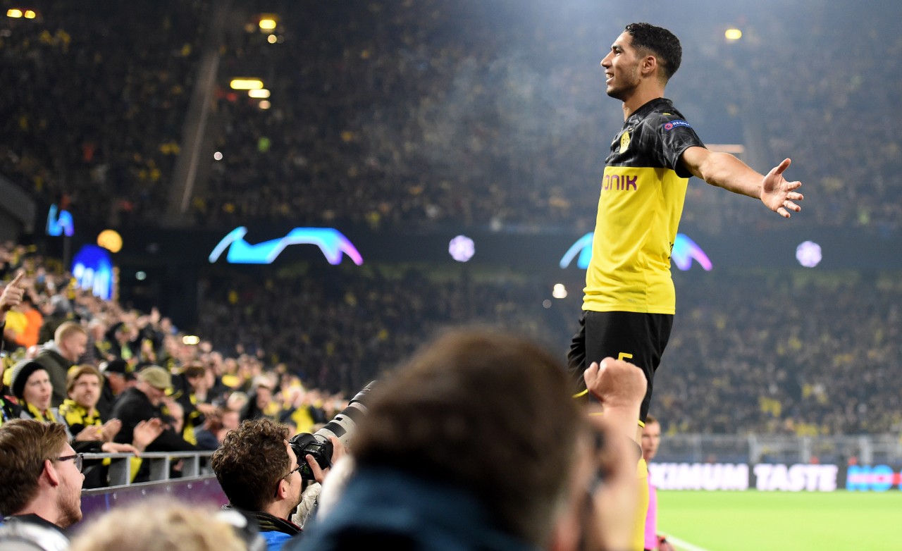 Bei Borussia Dortmund war Achraf Hakimi ein gefeierter Star.