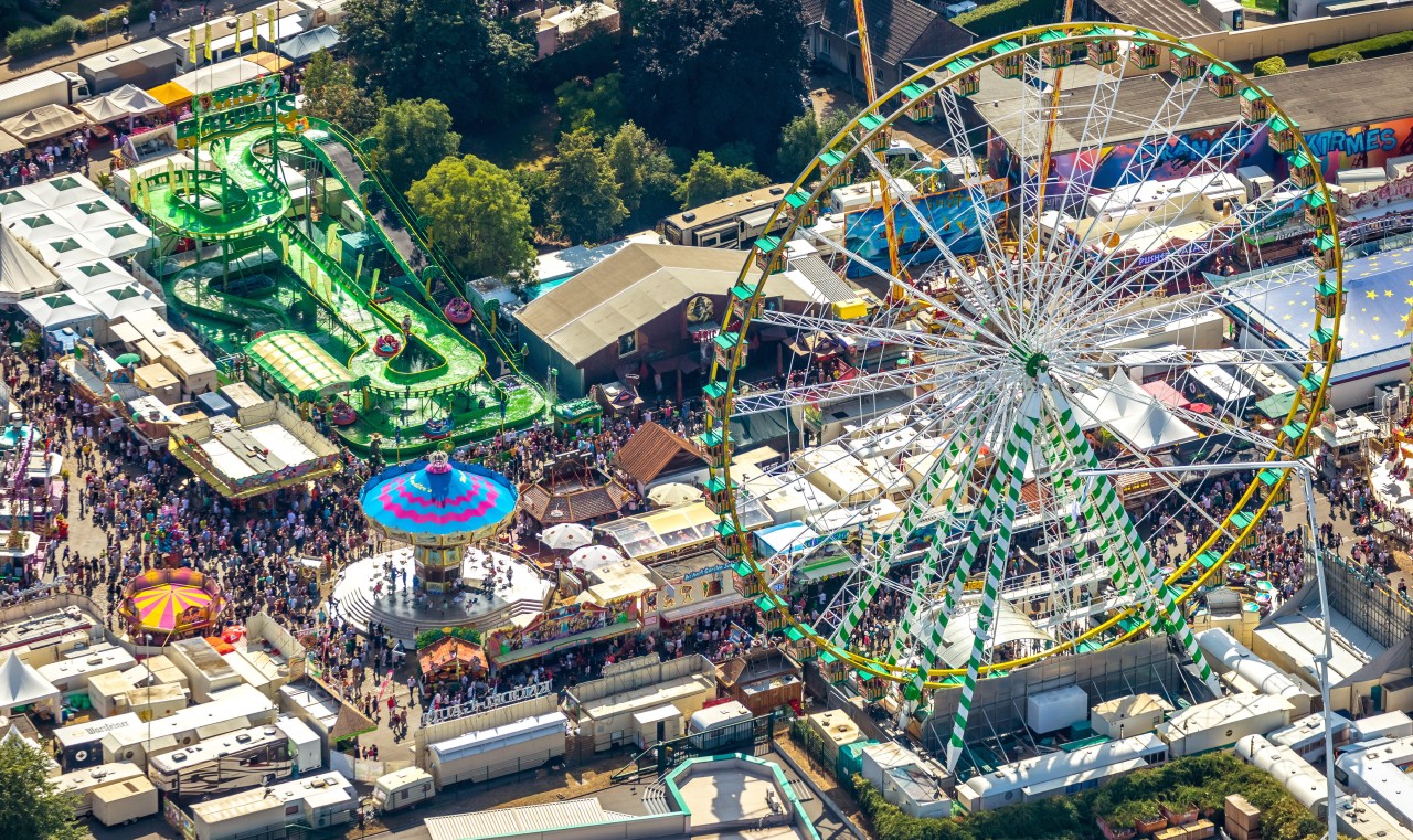 Herne: Die Cranger Kirmes wird auch 2021 wegen der Pandemie abgesagt. (Archivbild aus 2019)