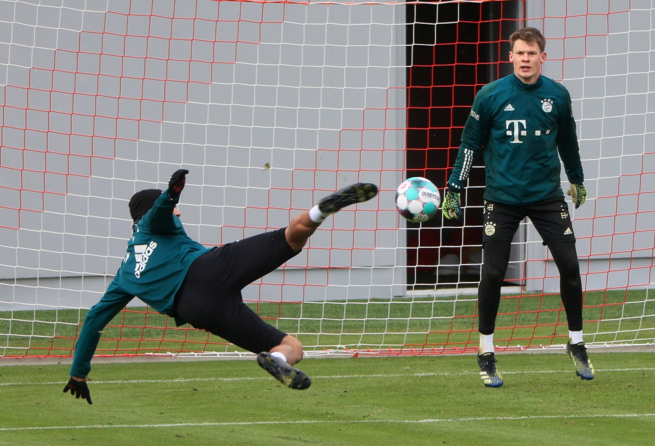 Alexander Nübel ist meist nur im Training für den FC Bayern München aktiv.