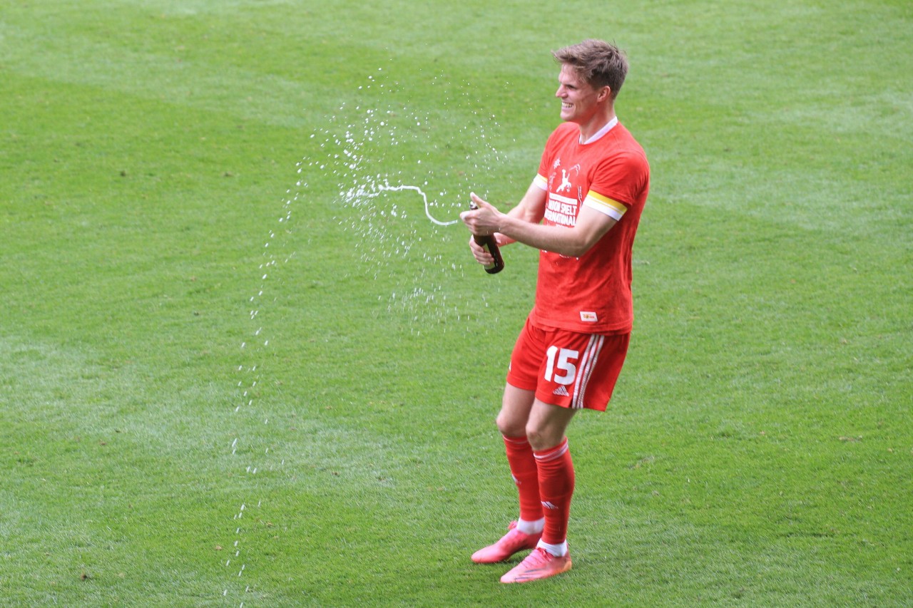 Bülter feierte mit Union Berlin den Einzug in die Europa League.