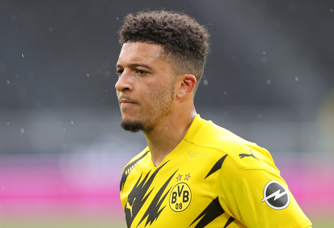 Jadon Sancho droht in Manchester ein Zoff um die Trikotnummer 7.