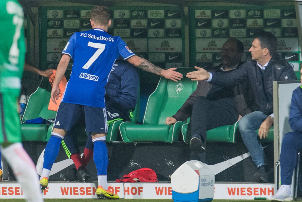 Max Meyer und Christian Heidel werden vermutlich nicht mehr die allerbesten Freunde.