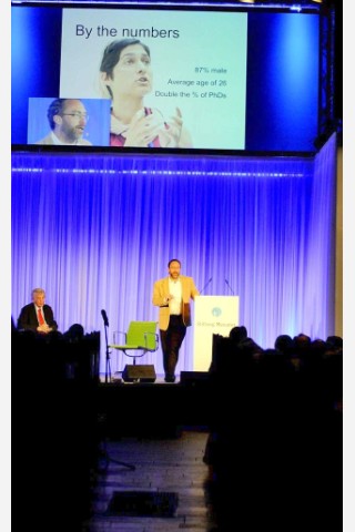 Am Montag, den 5.März 2012 fand in der Salvatorkirche am Burgplatz der Festakt zu 500 jahre Gerhard Mercator mit Wikipedia-Gründer jimmy Wales statt.Impressionen von der Veranstaltung.Foto: Udo Milbret/WAZ FotoPool