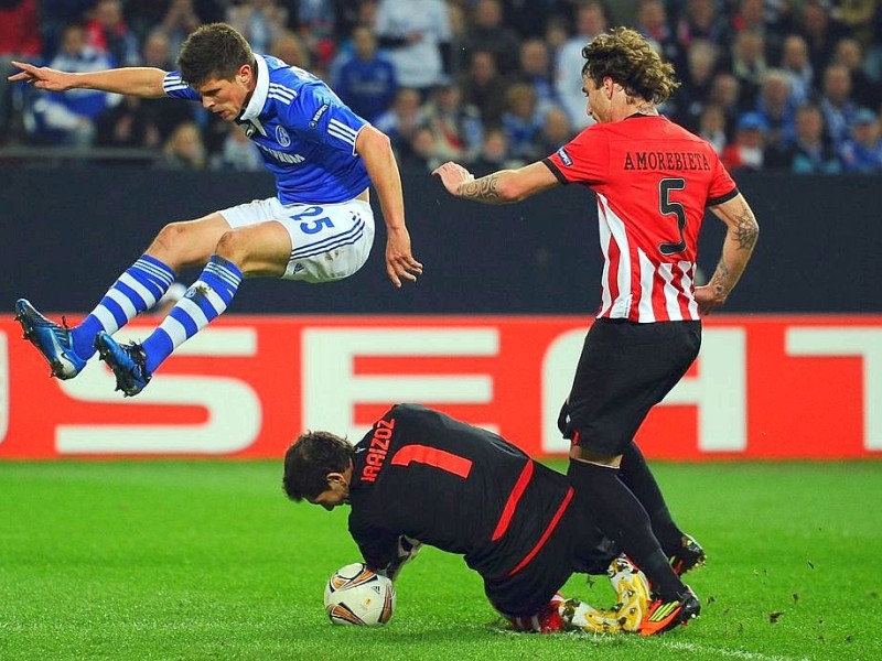 Schalke 04 musste im Viertelfinal-Hinspiel der Europa League gegen Athletic Bilbao eine 2:4-Niederlage hinnehmen.