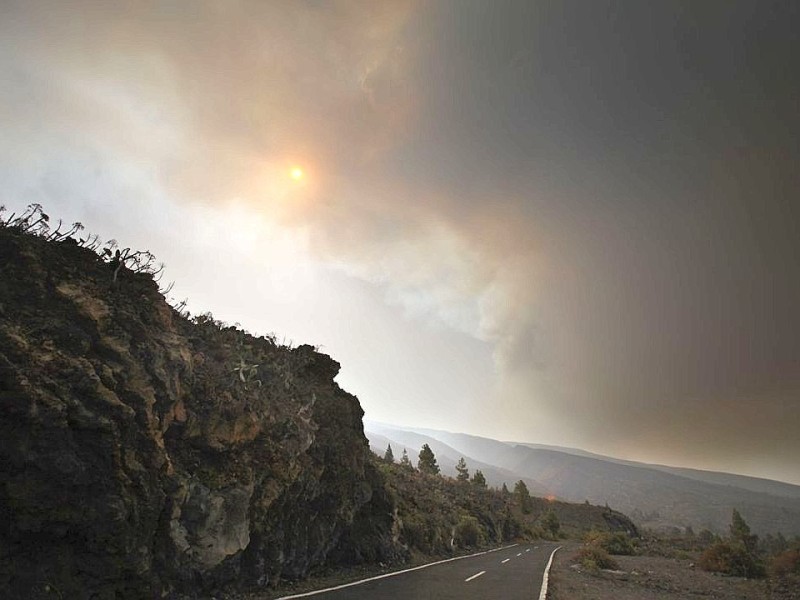 Waldbrand auf Teneriffa.