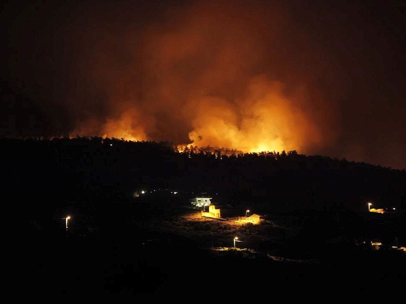 Waldbrand auf Teneriffa.