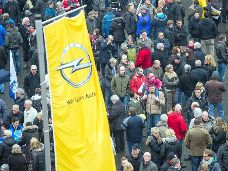 Solidaritätsfest für Opel Bochum.