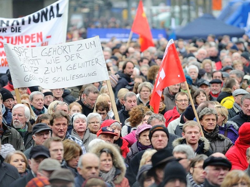 Solidaritätsfest für Opel Bochum.