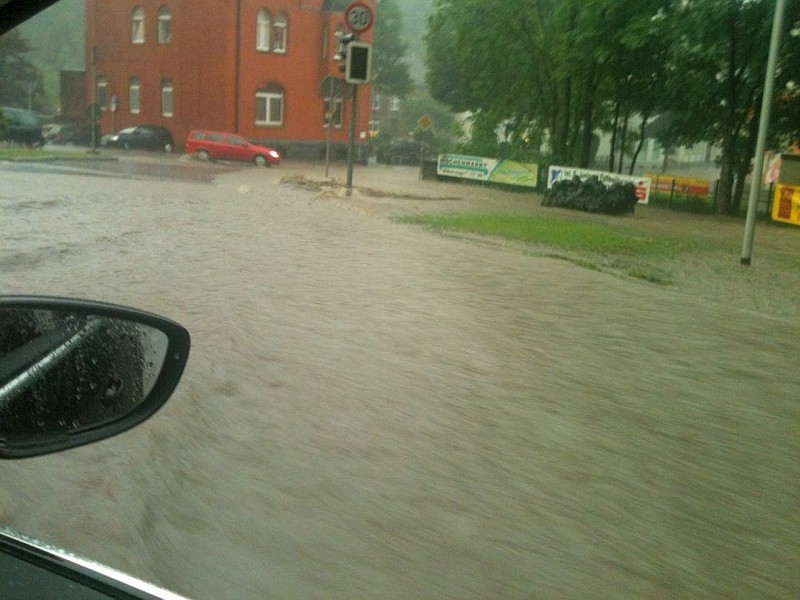 Ennepetal, Hochwasser, Unwetter, 2013, Leserfoto