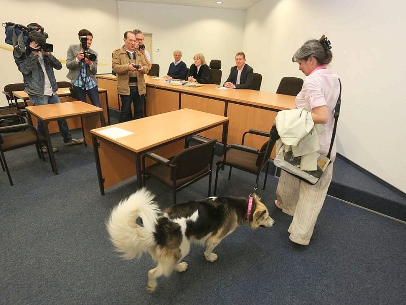 ...gegen Kayas Frauchen. Büroverbot. Nicht so viel Aufhebens haben...