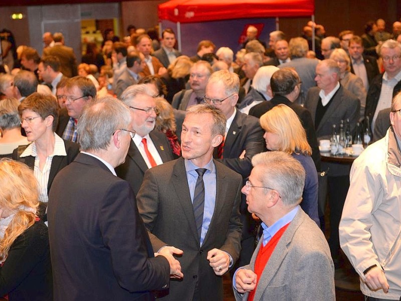 Der  DGB Emscher Lippe lud am Freitag, 03.01.2014 zum Neujahrsempfang in die Mathias-Jakobs-Stadthalle in Gladbeck an der Friedrichstraße ein. Foto: Lutz von Staegmann WAZ-FotoPool