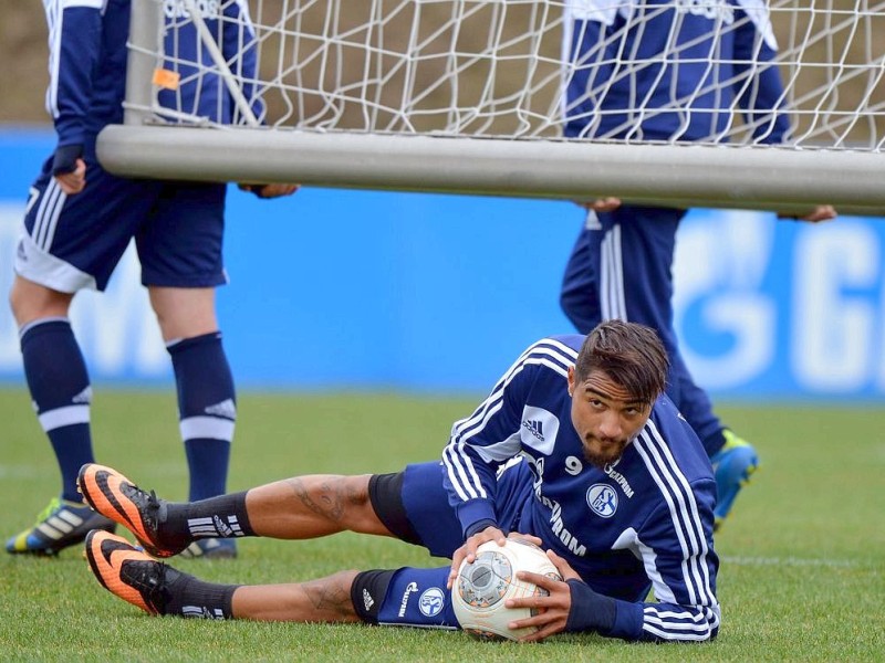 Training FC Schalke 04 am Donnerstag, 13.02.2014 in Gelsenkirchen.Im Bild Schalkes Kevin Prince BoatengFoto: Joachim Kleine-Büning/WAZ FotoPool