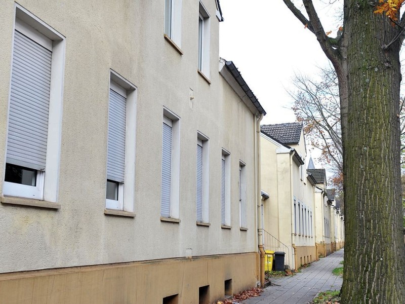 Die Zechensiedlung Flöz Dickebank in Gelsenkirchen-Ückendorf im Oktober 2013.