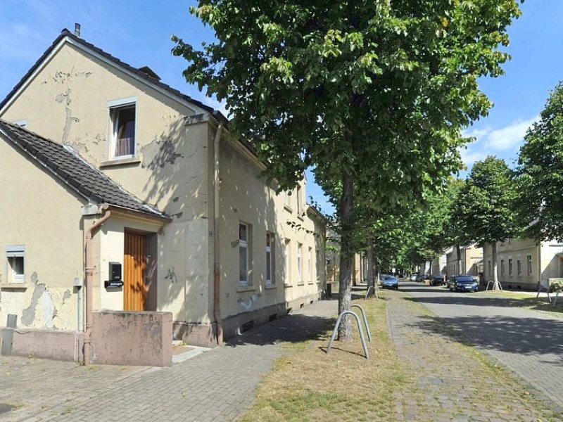 Die Zechensiedlung Flöz Dickebank in Gelsenkirchen-Ückendorf.