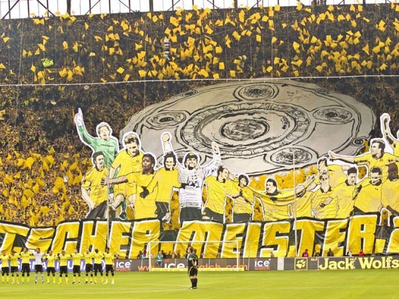 Auch zur Meisterschaft des BVB 2011 ließen sich die Dortmunder Fans etwas einfallen.