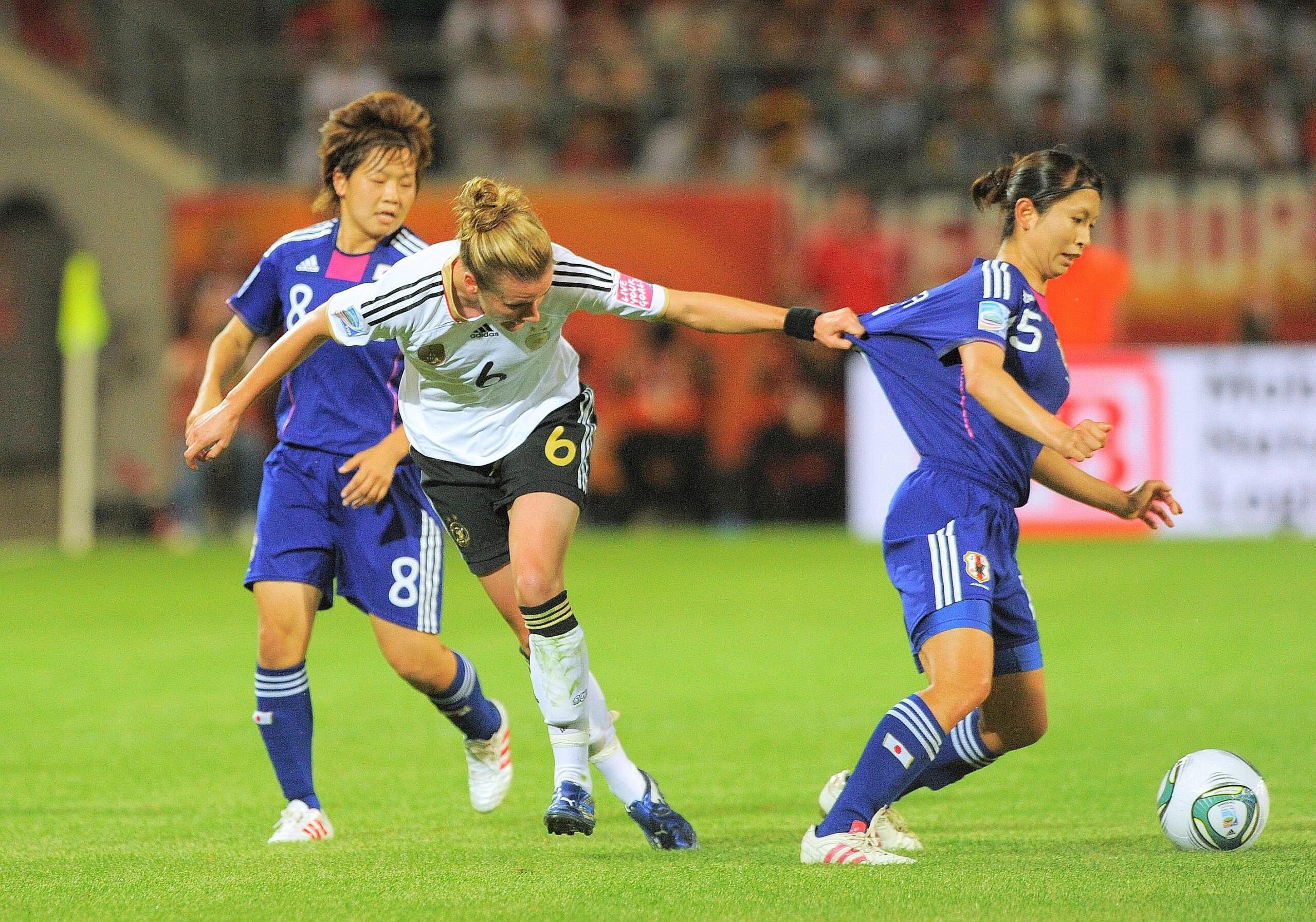 WM-Viertelfinale Deutschland gegen Japan, Endstand 0.1 nach Verlängerung.