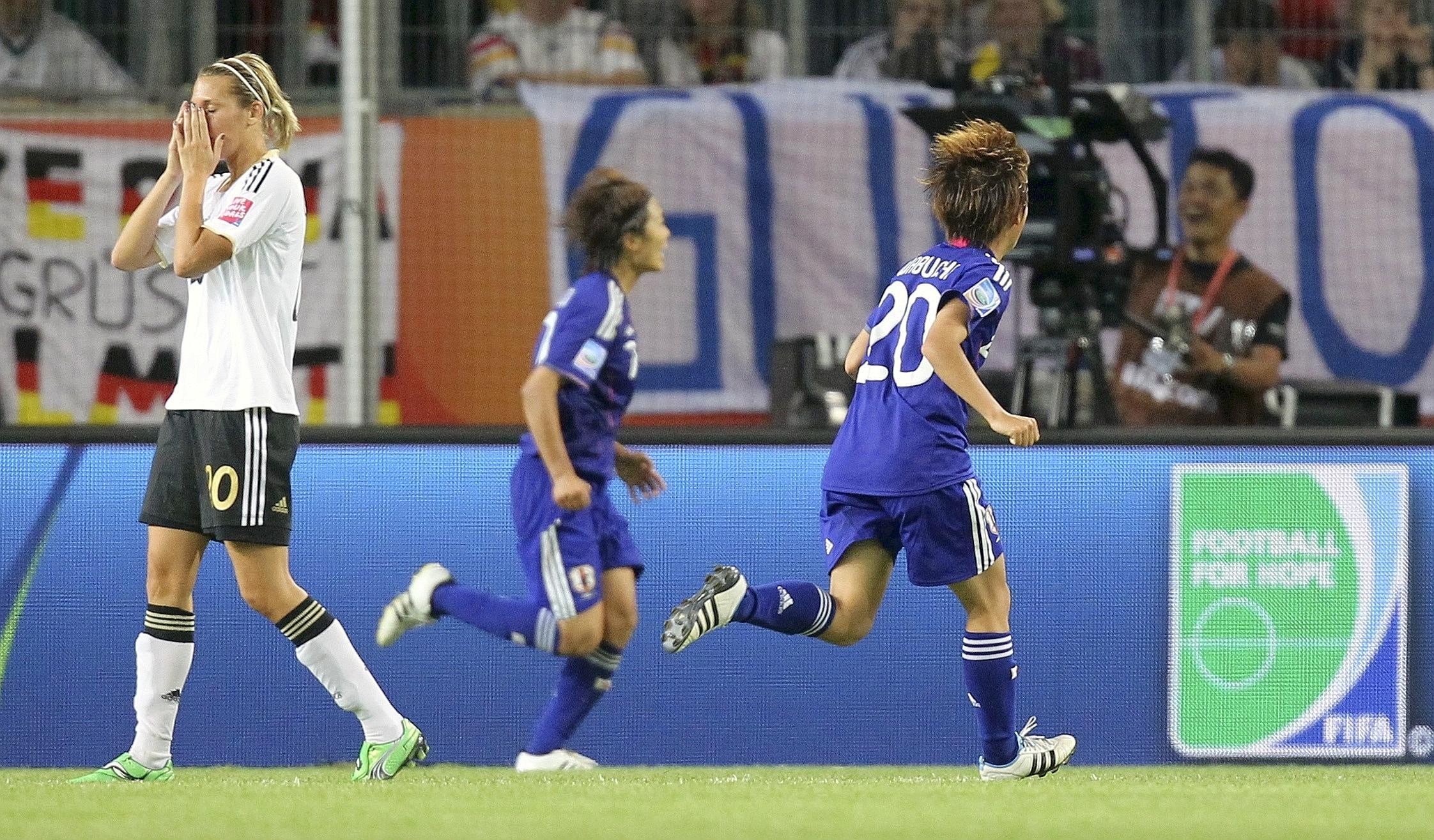 WM-Viertelfinale Deutschland gegen Japan, Endstand 0.1 nach Verlängerung.