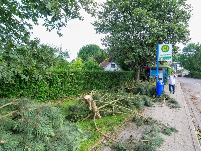 Essen Kettwig - Unwetter am Pfingstmontag - Sturmschäden - Rheinstraße - Foto: Reiner Worm / WAZ FotoPool