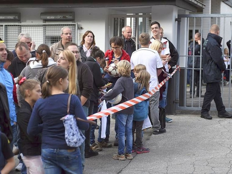 Abschlusstraining der Nationalmannschaft in Essen.