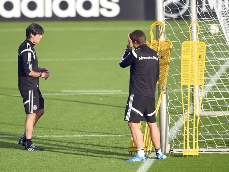 Abschlusstraining der Nationalmannschaft in Essen.