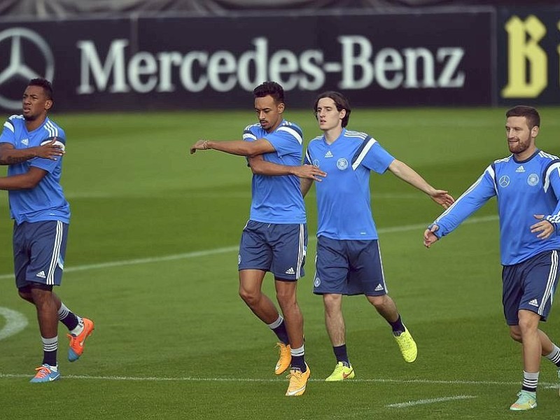 Abschlusstraining der Nationalmannschaft in Essen.